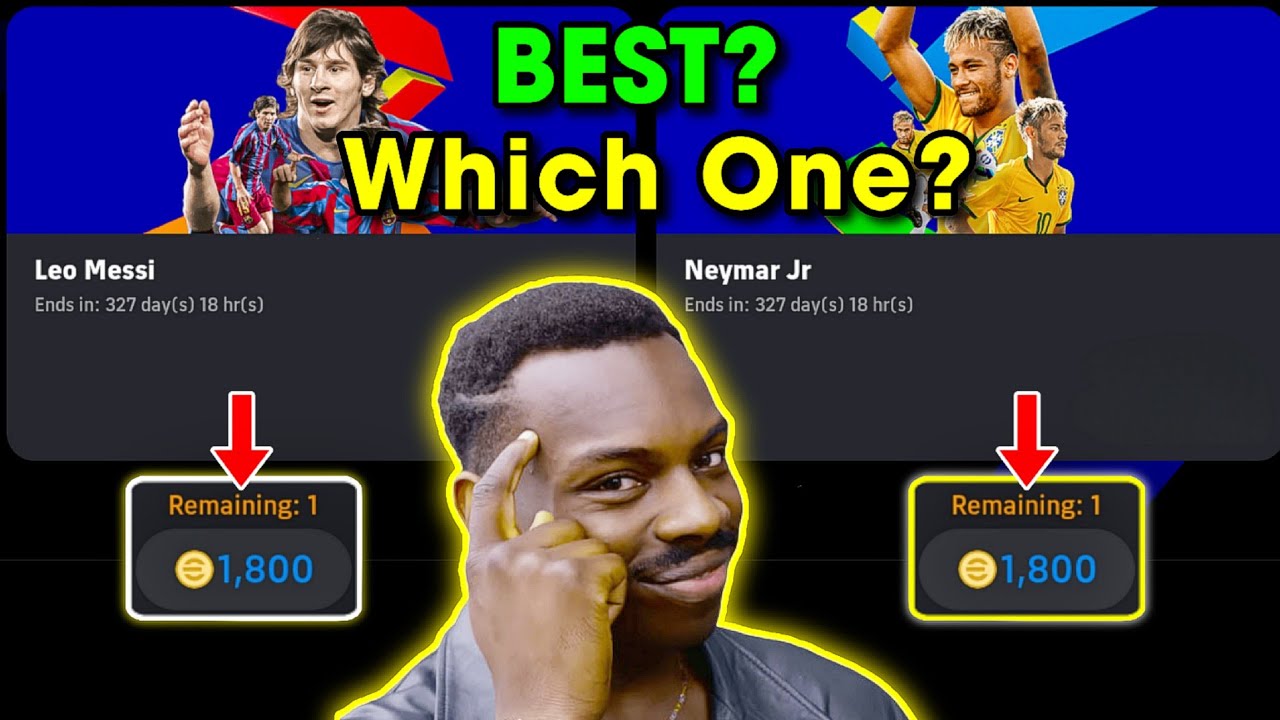 Ambassador Messi or Neymar Pack? 🤔 which one is the BEST? eFootball 2025 Ambassador Packs 🔥