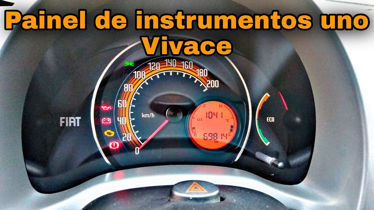 Painel do uno Vivace e suas funções