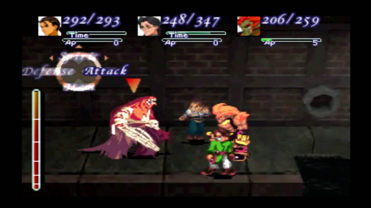 Xenogear Boss Battle: Redrum (D Block Sewers) (PS3 PSN)