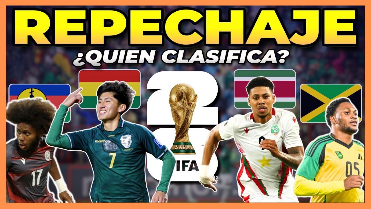 🔥 REPECHAJE INTERCONTINENTAL AL MUNDIAL 2026 🏆 &iquest;QUI&Eacute;NES CLASIFICAN? | AN&Aacute;LISIS Y PREDICCIONES