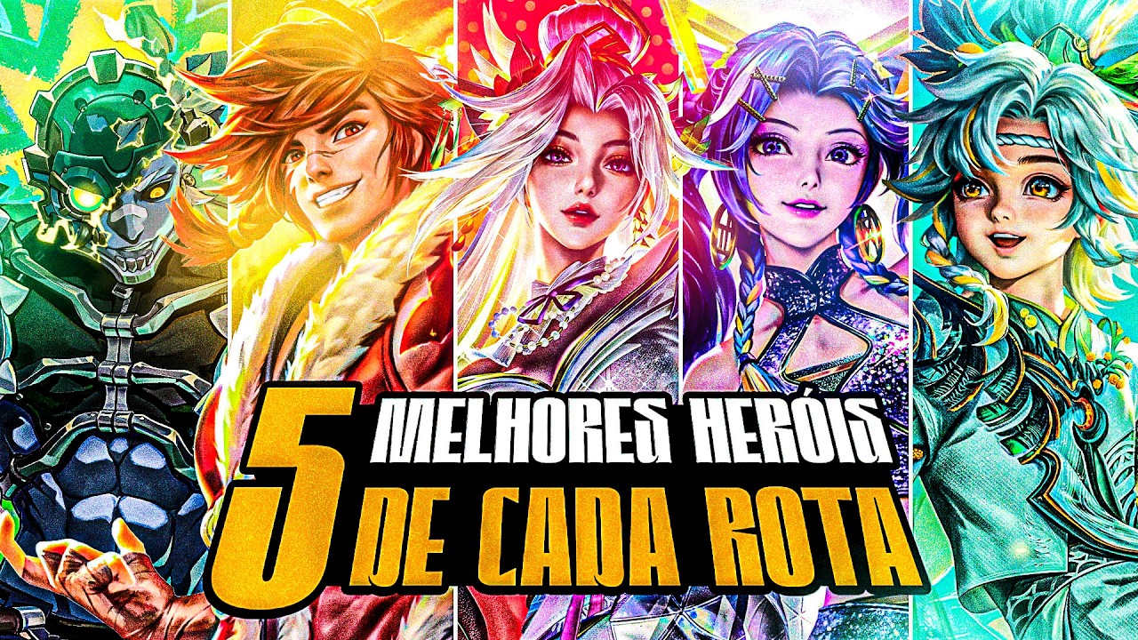 TIER LIST DE PRO PLAYER: 5 HERÓIS DE CADA LANE PARA CARREGAR RANKED | Honor of Kings
