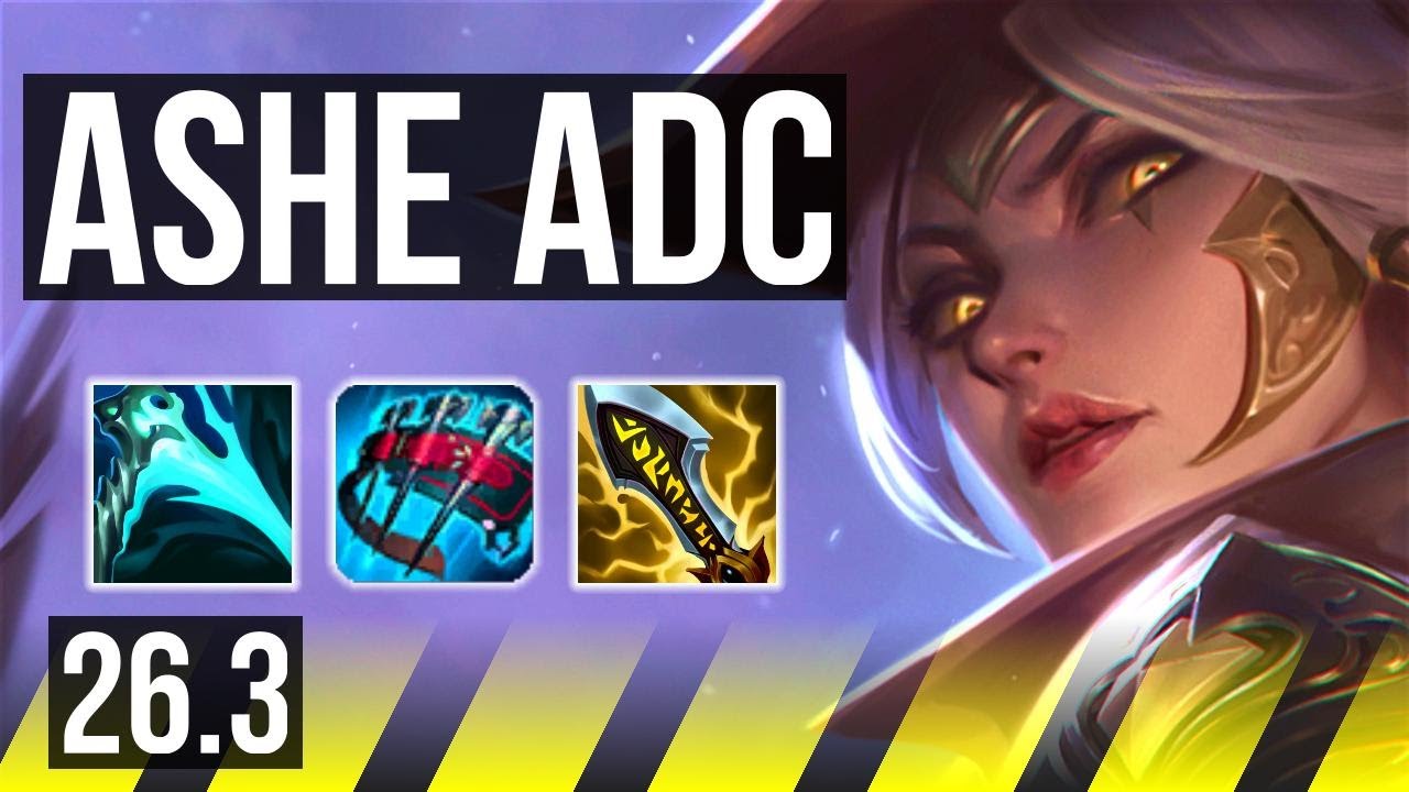 ASHE & Lulu vs JHIN & Pyke (ADC) | KR Master | 26.3