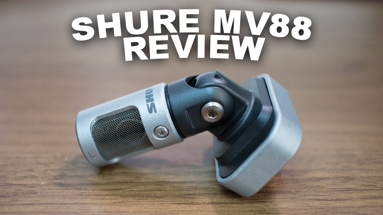 Shure MV88 iOS Condenser Mic Review / Test