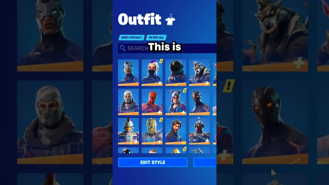 You can change your skin in Fortnite