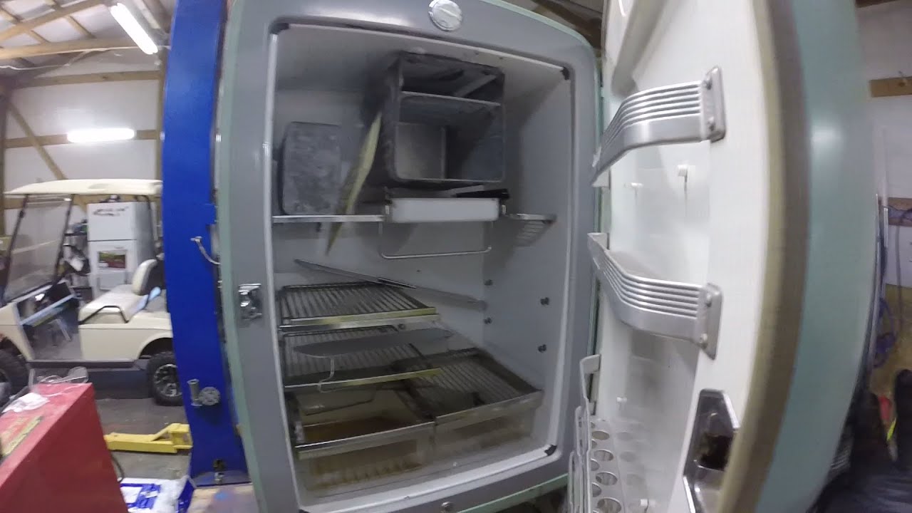 POWDER COATING OVEN MADE FROM AN OLD REFRIGERATOR