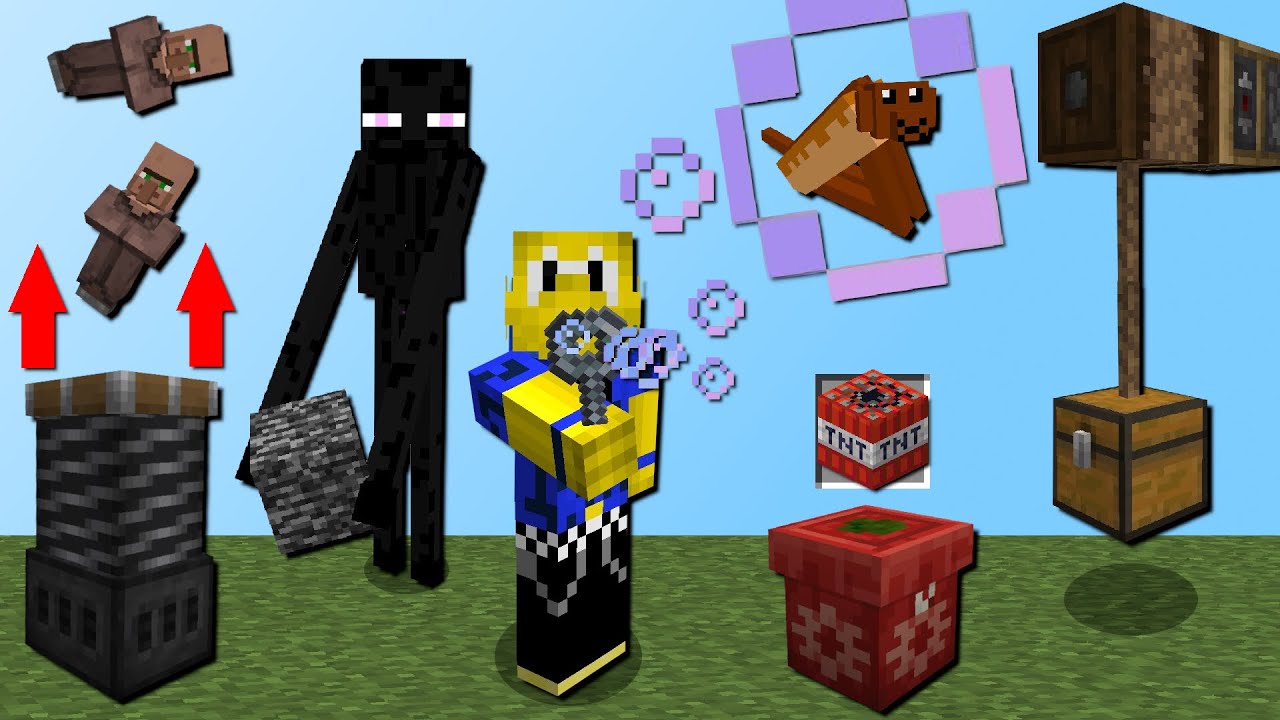 50+ Neue Tricks in Minecraft! (Seifenblasen, Trampolin, Troll Geschenk) - Supplementaries Mod