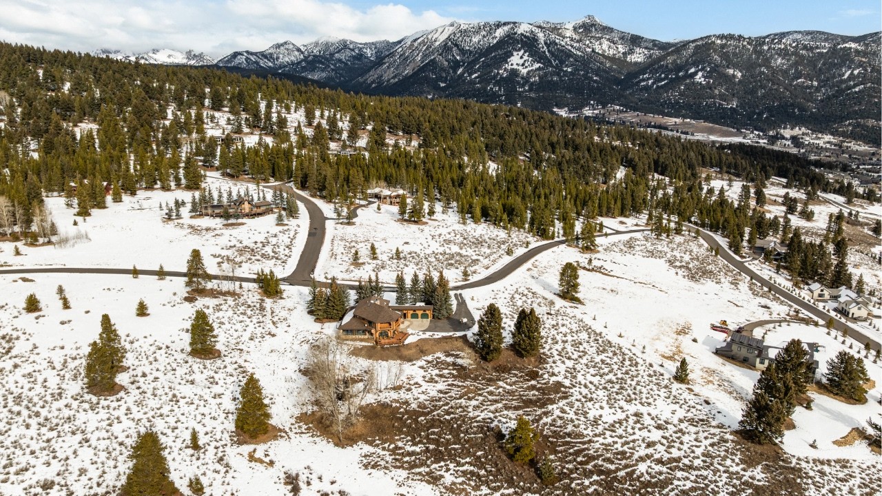 Aerial and Agent Walkthrough Video for 707 Crown Butte Road | Big Sky, Montana