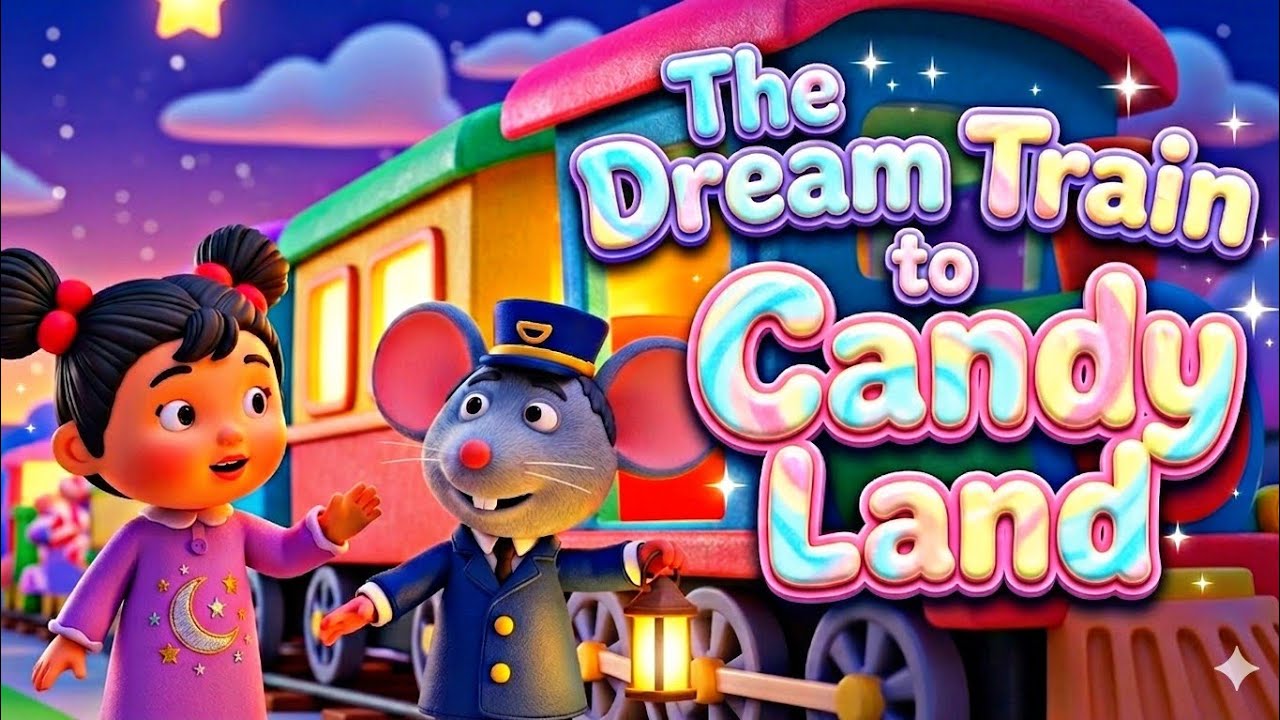The Dream Train to Candy Land 🌈🍬 | Fun Fantasy Story for Kids