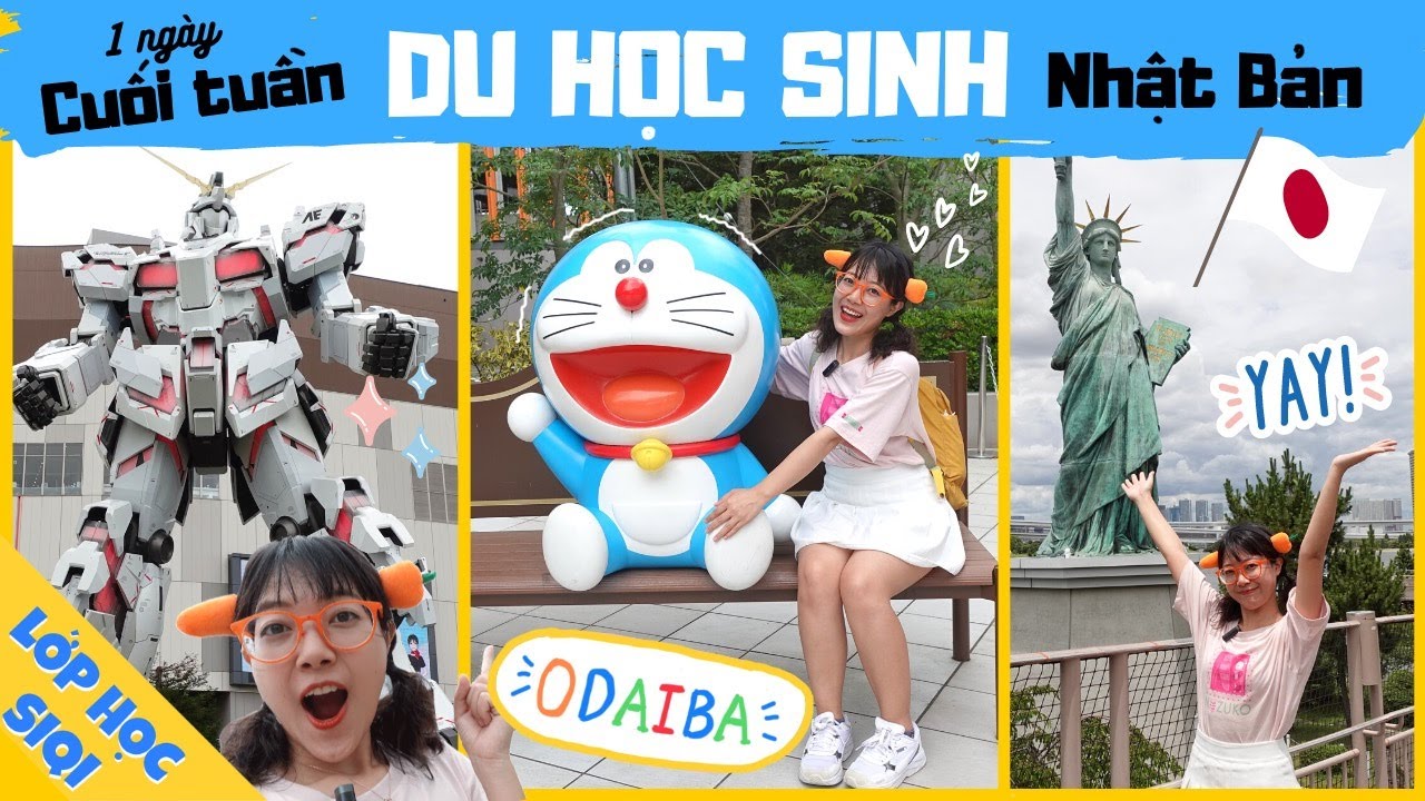 1 NGÀY CUỐI TUẦN CỦA DU HỌC SINH NHẬT BẢN - Lee Cie lên tàu không người lái tới nước Mỹ??