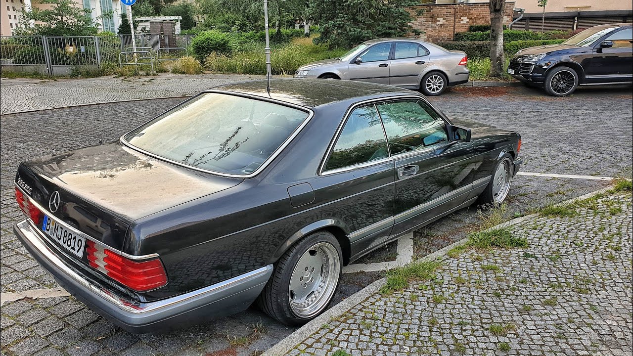 Mercedes 500sec take off Sound exhaust amg lorinser w126 c126 560sec loud