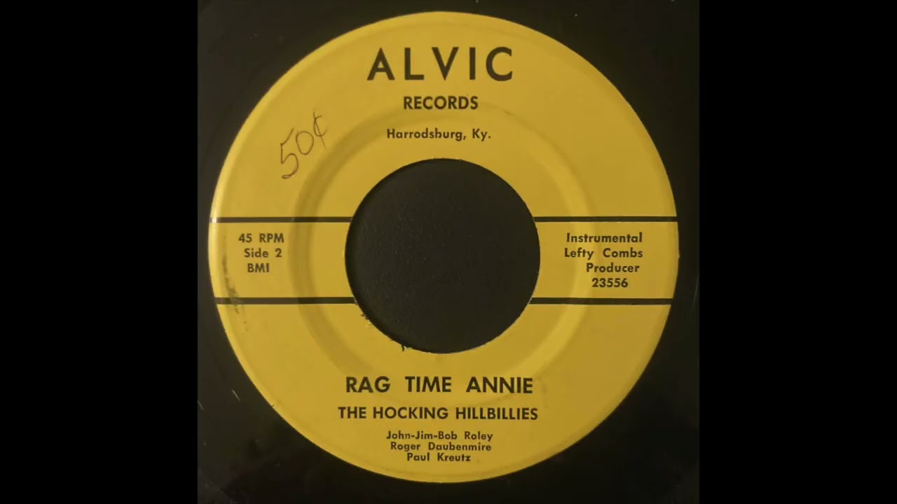 The Hocking Hillbillies - Rag Time Annie - ALVIC - 1969 - classic fiddle tune