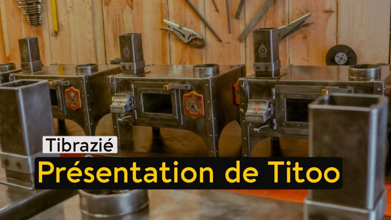 Tibrazié : Présentation de Titoo, un poêle à bois d'exception avec option granulés
