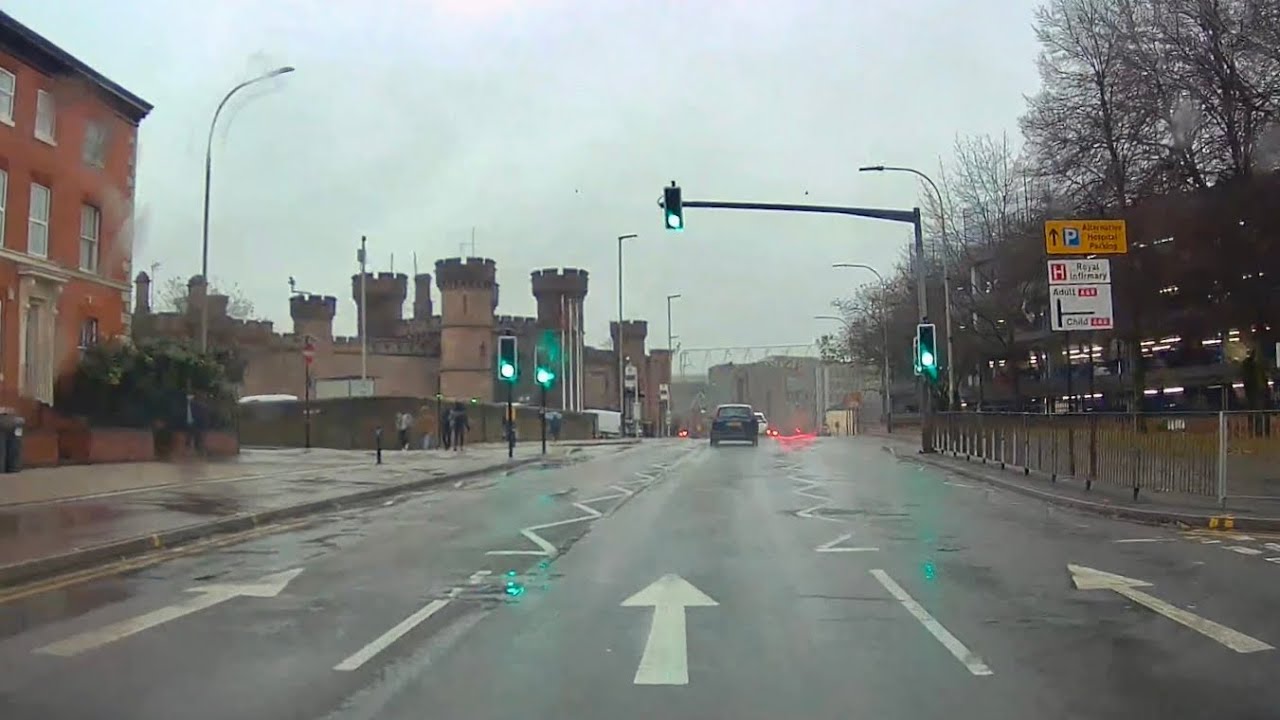 Driving in Leicester, England - A594 Vaughan Way to A5199 Welford Road - 4/12/23 // dashcam footage