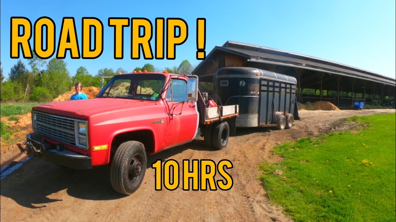10 HOUR ROAD TRIP IN A SQUAREBODY GMC K3500