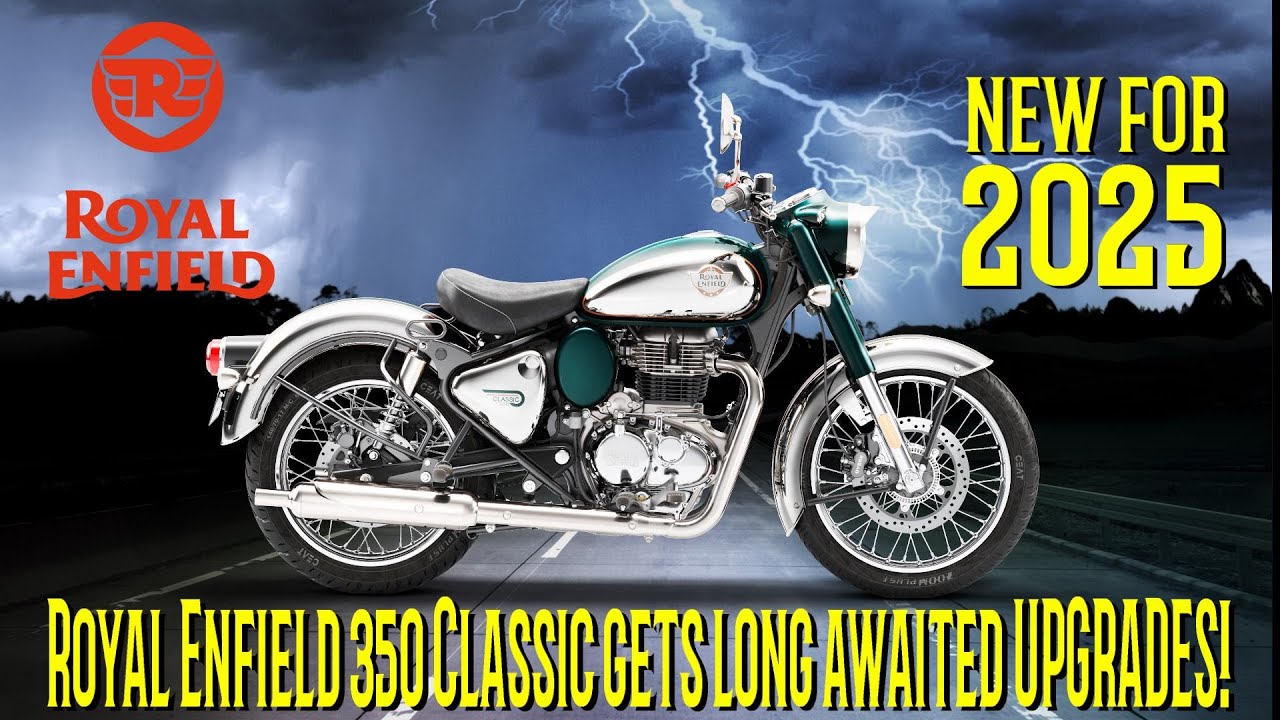 🚨New 2025 Royal Enfield 350 CLASSIC Get Equipment upgrades and new colour choices!