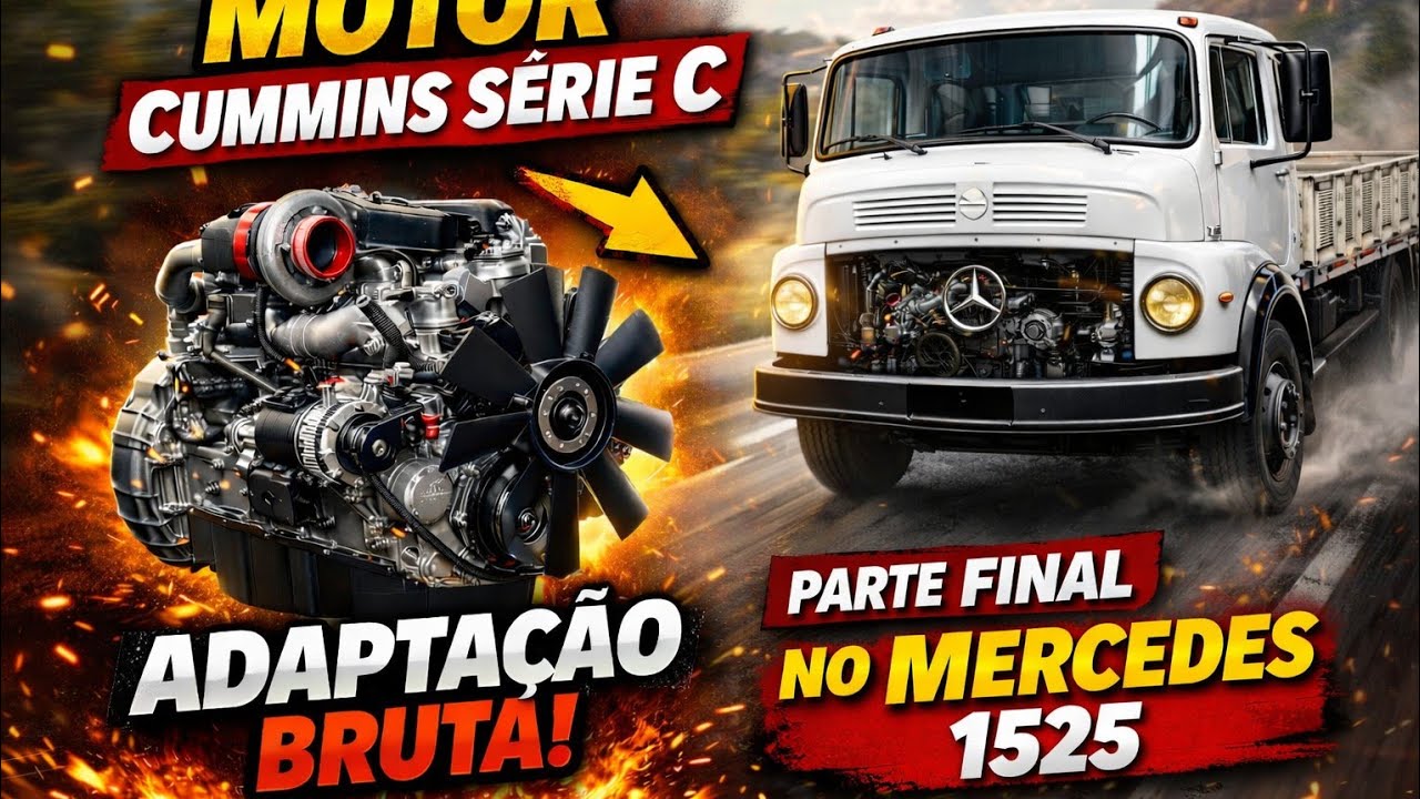 mercedez 1525 com motor Cummins parte final
