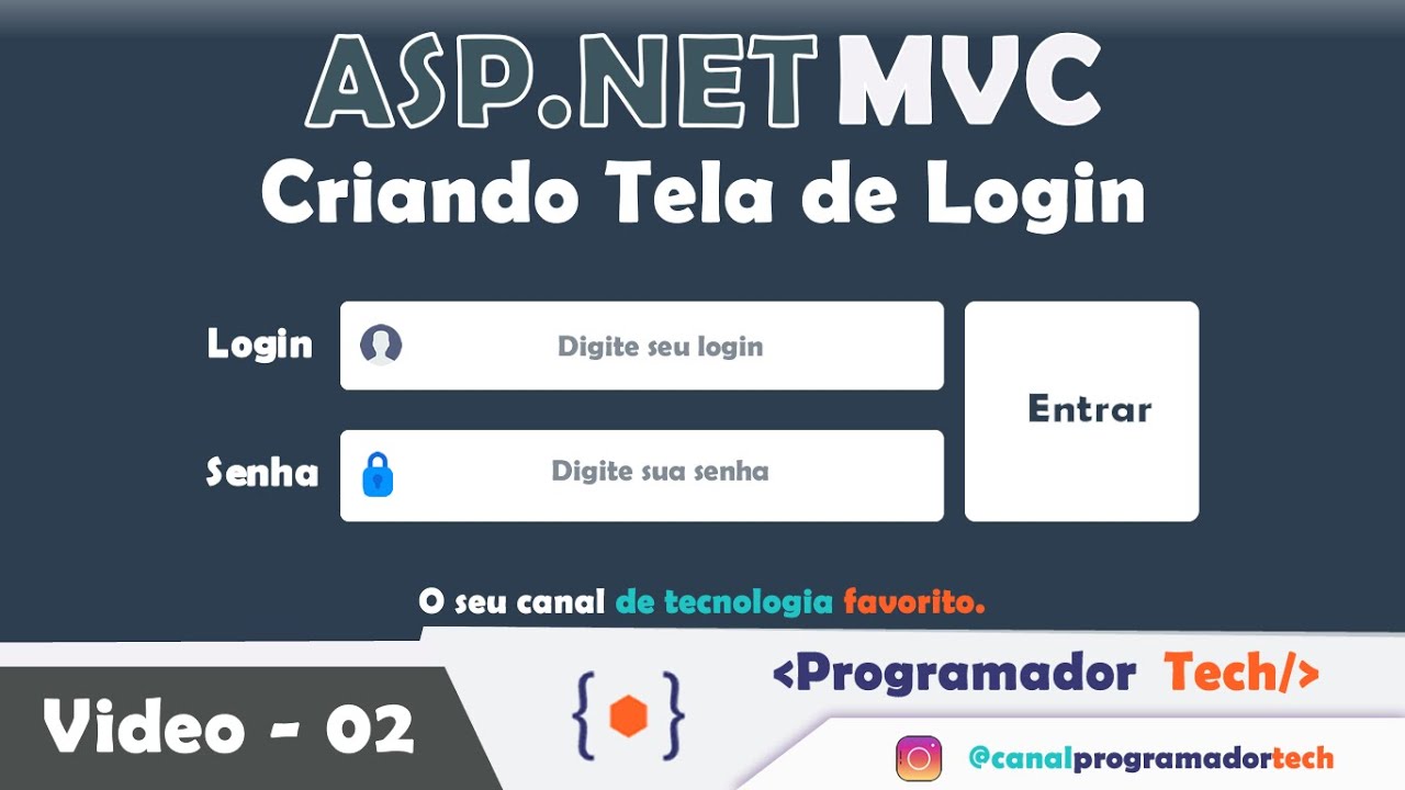 ASP.Net MVC - C# - Sistema de Cadastro de Contatos - Tela de Login