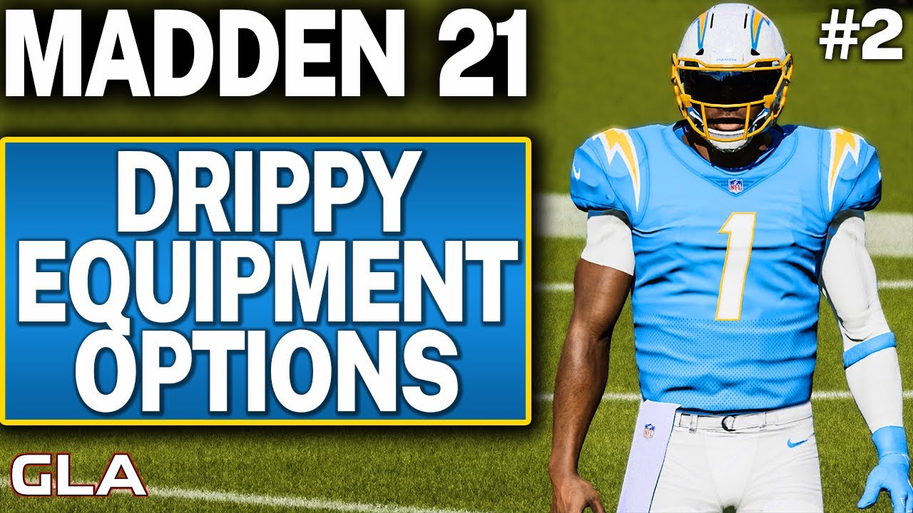 Drippy Equipment Options #2 || Chargers || Madden 21 Swag #Nike #Drippy #Swag #2021NFLDraft #EA