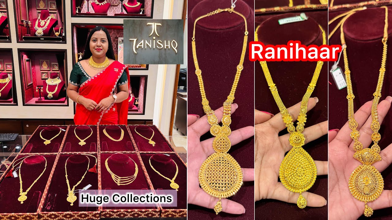 Ranihaar latest huge collections from Tanishq | Long Necklaces / long haram / haram 😲