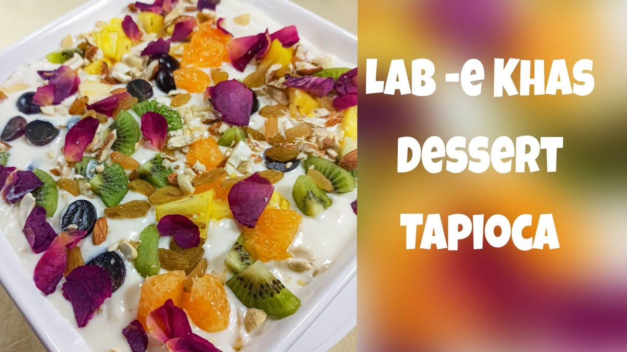 Lab-e Khas Recipe | Tapioca Recipe | Dessert | Under 3 Minutes