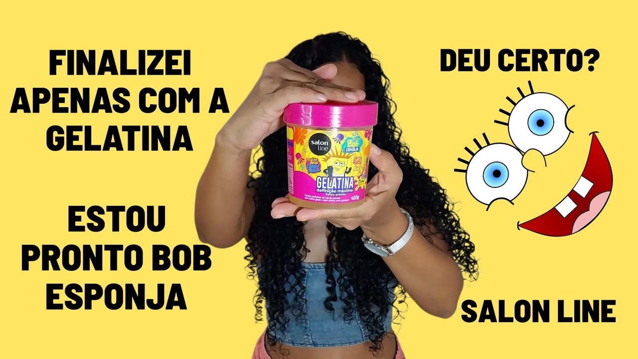 TESTEI A GELATINA BOB ESPONJA / FINALIZEI SÓ COM GELATINA SALON LINE
