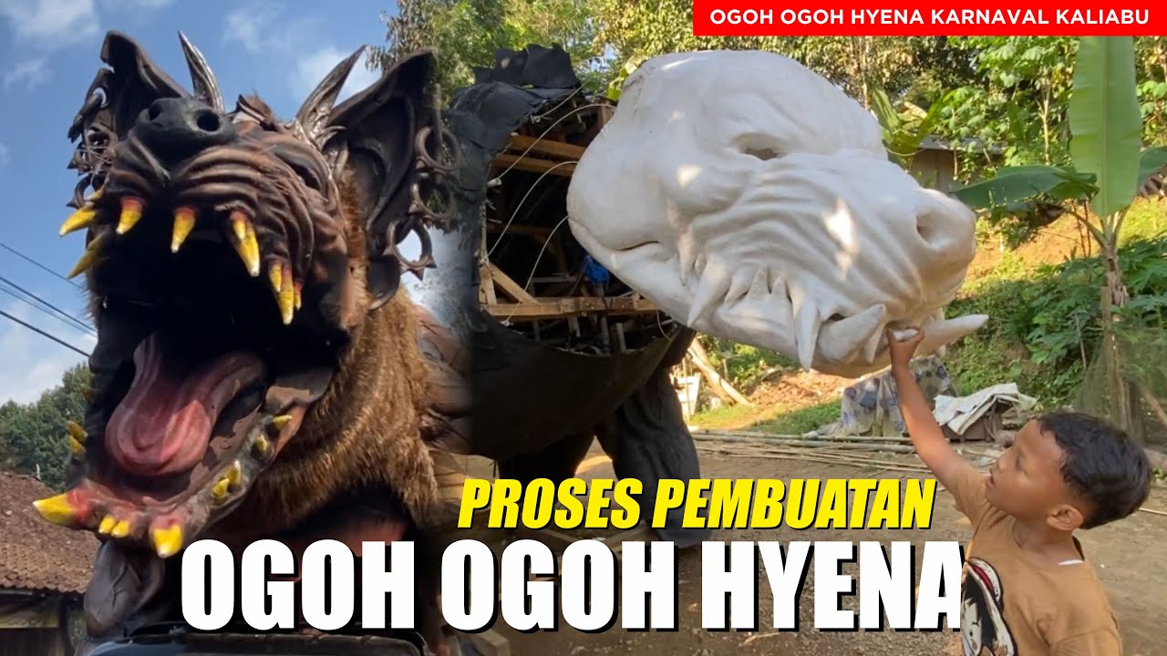 PROSES PEMBUATAN OGOH OGOH HYENA 4 PILLART PROJECT - Karnaval Kaliabu 2025