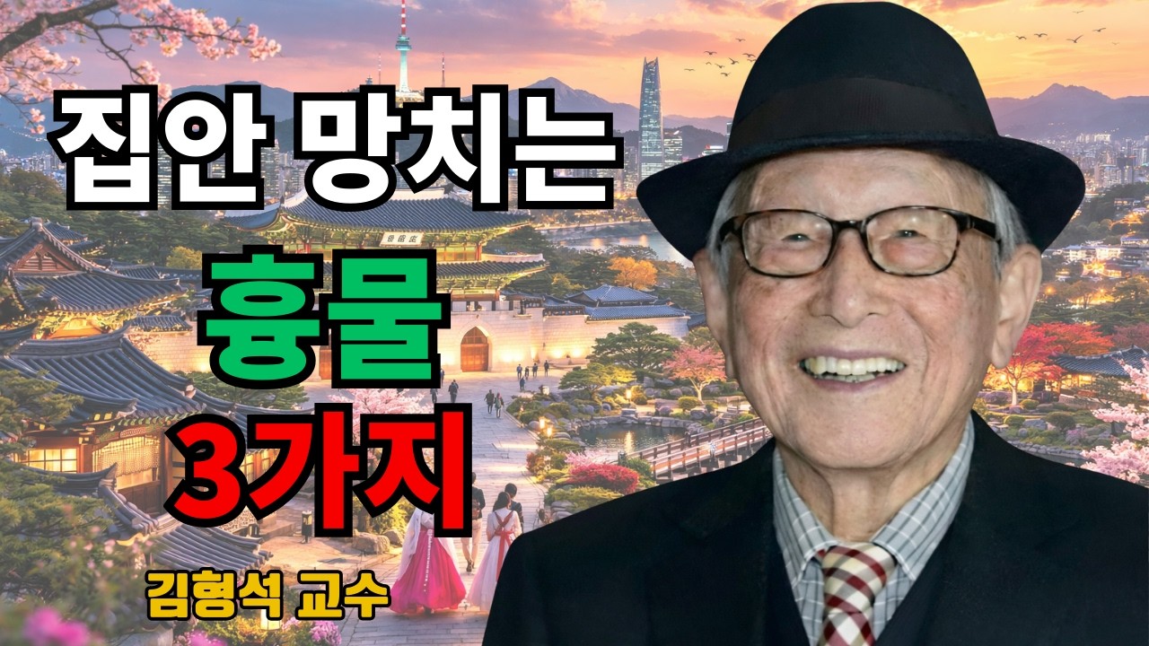 60세가 지났는데도 가난하다면? 거실 죽은 물건 3가지가 문제입니다 (김형석 교수)
