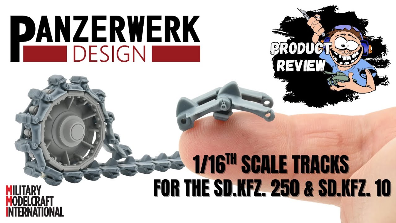 PanzerWerkDesign 1/16th 250 Track Assembly & Review