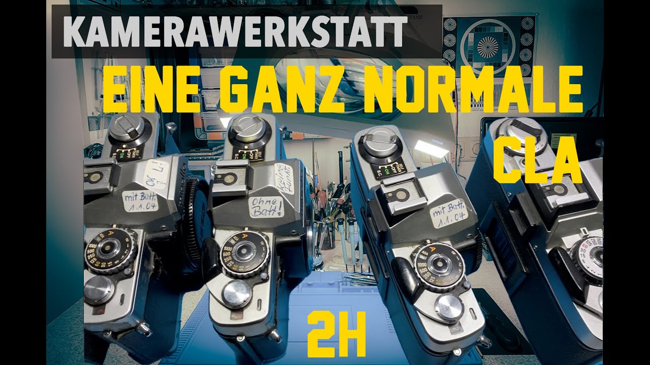 📷  Analoge Fotografie: Was passiert eigentlich bei einer CLA? Werkstattalltag - lang und weilig