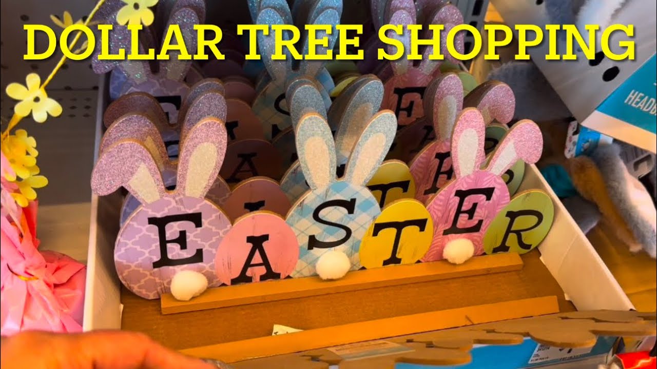 Spring Vlogging at Dollar Tree / Easter Fun and Fillers 🎀