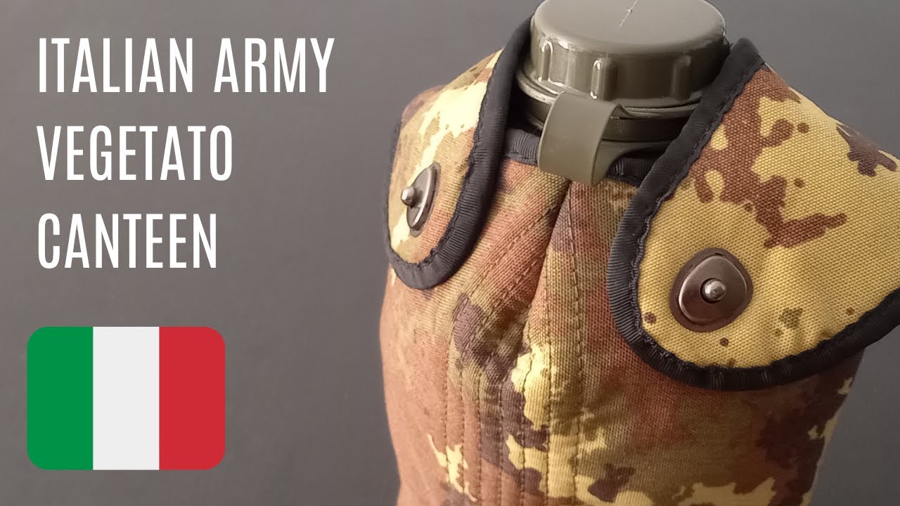 Italian Army Vegetato Canteen
