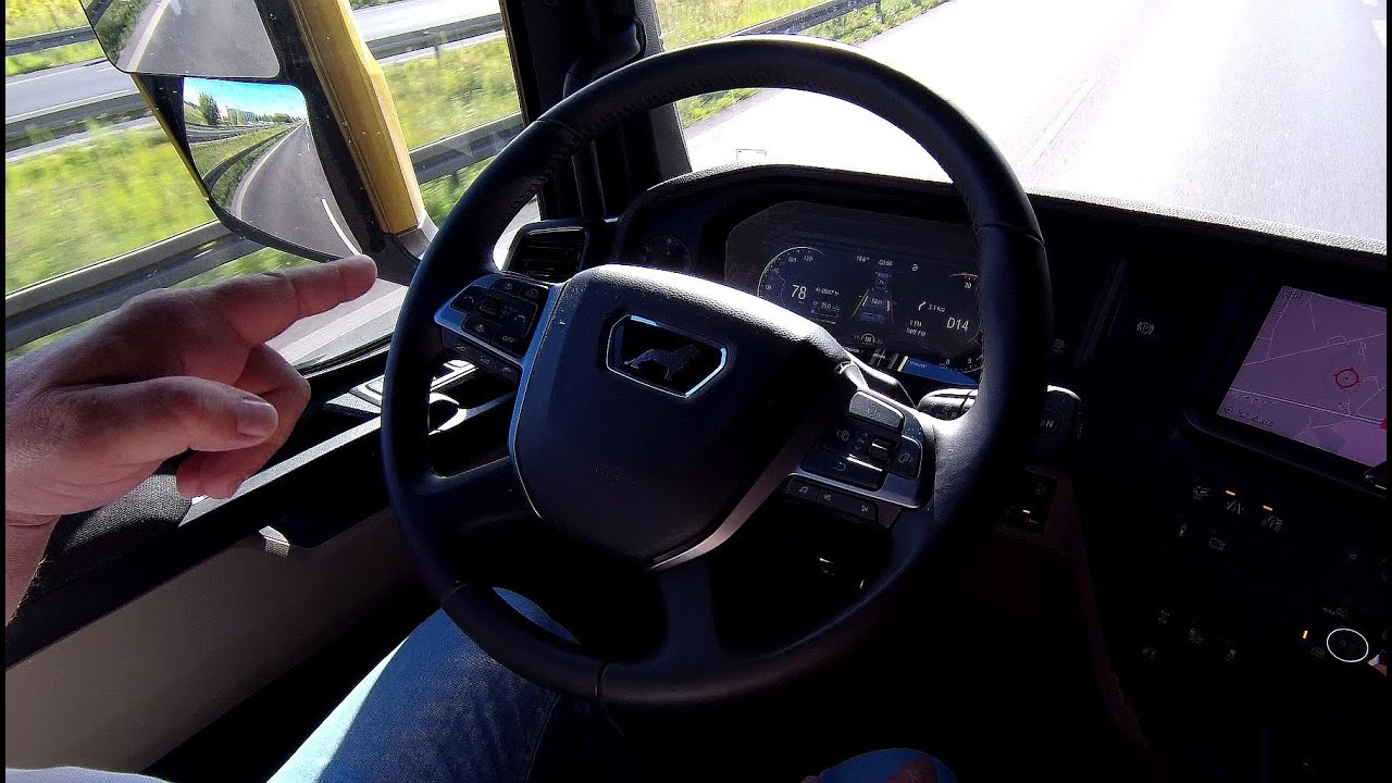 Nowy MAN TGX - działanie tempomatu, radaru i automatycznego kierowania