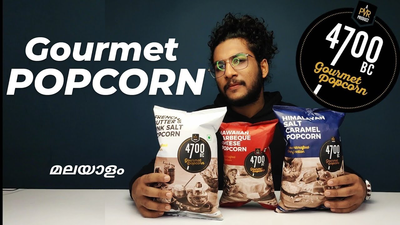 4700 BC Gourmet Popcorn | 3 Flavours Taste test & First impression | Malayalam