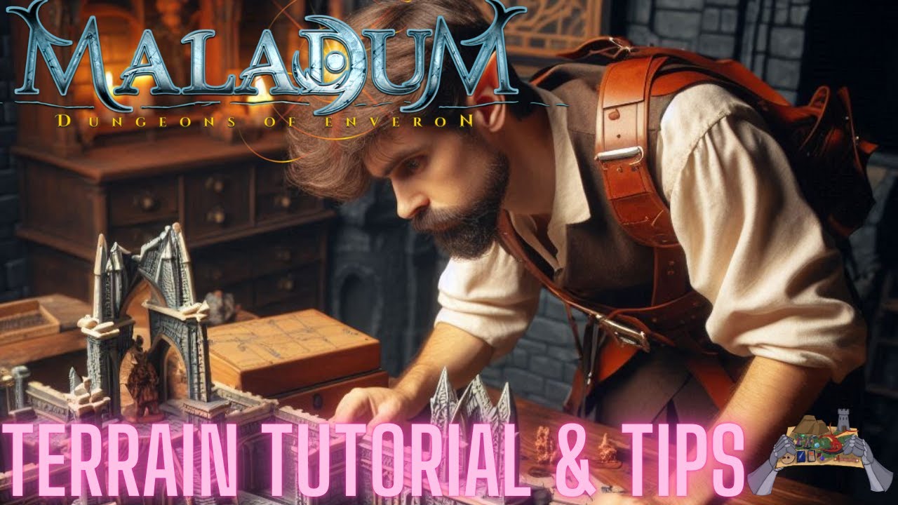 Maladum Dungeons of Enveron | Terrain building tutorial and tips!