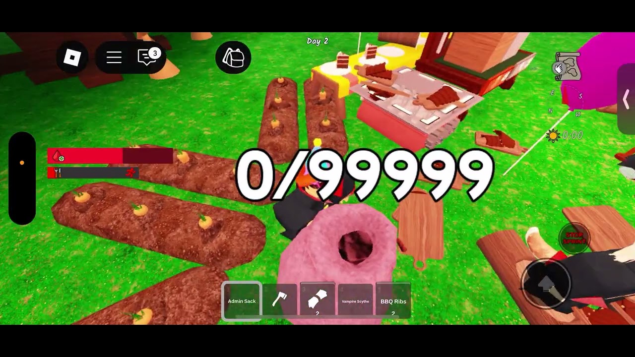 Playing New End Of Halloween Update Party In 99 Nights With My Cousin!!