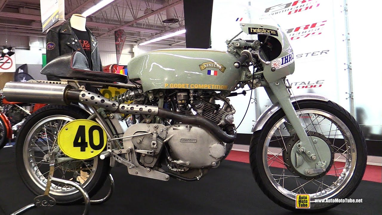 Vincent Godet 500 Grey Flash Replica - Walkaround - 2015 Salon de la Moto Paris
