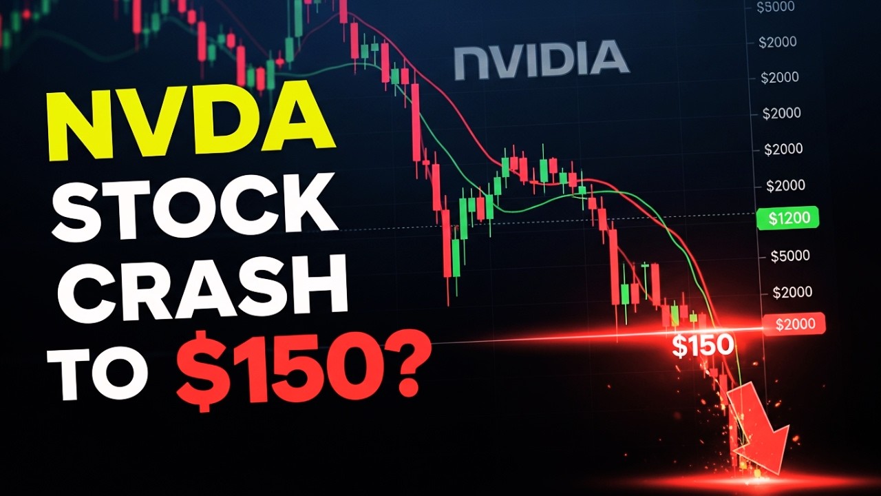 NVDA Stock CRASH to $150? (Nvidia Stock Prediction & Warning) (Investing Tutorial)
