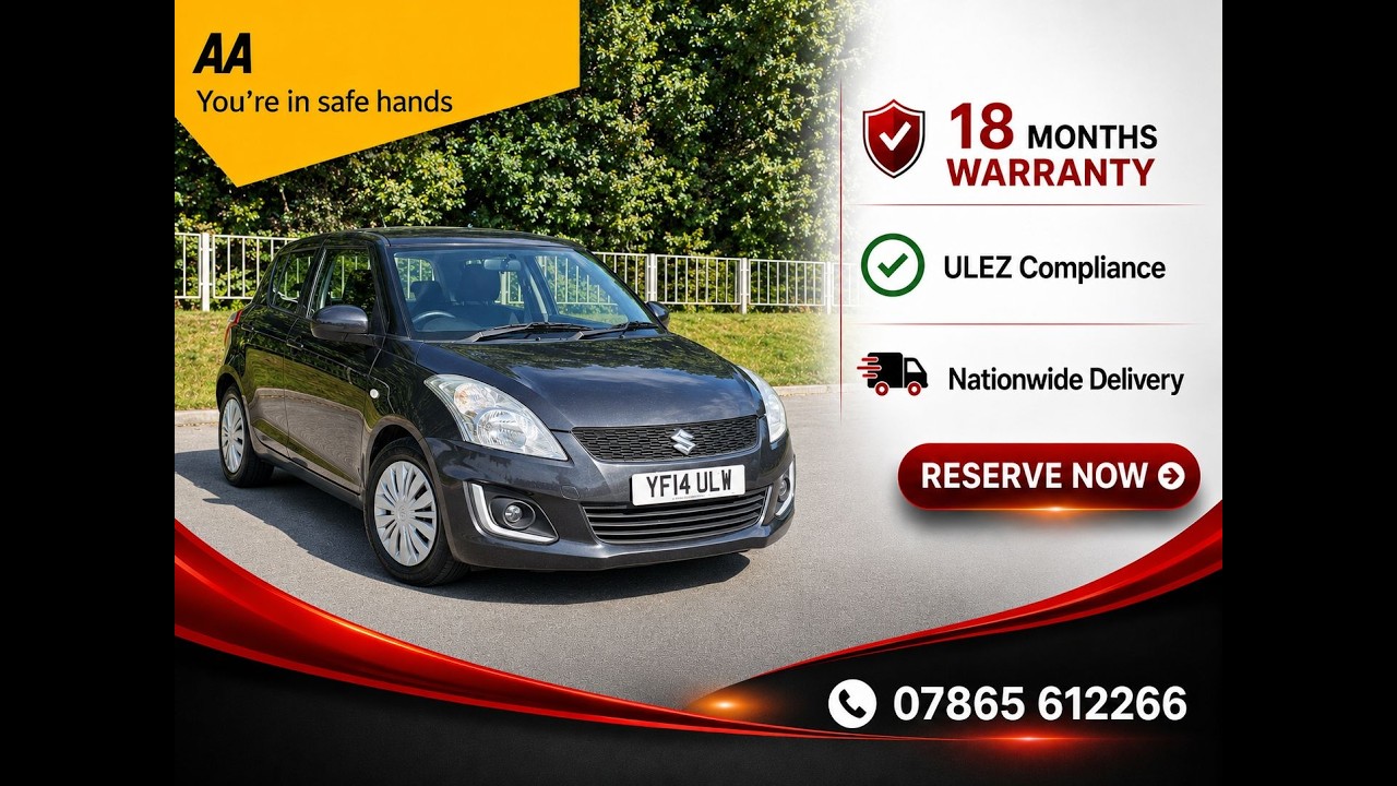 Suzuki Swift for Sale UK | Economical, Reliable & Stylish Hatchback | Full Walkaround | Motors4UK