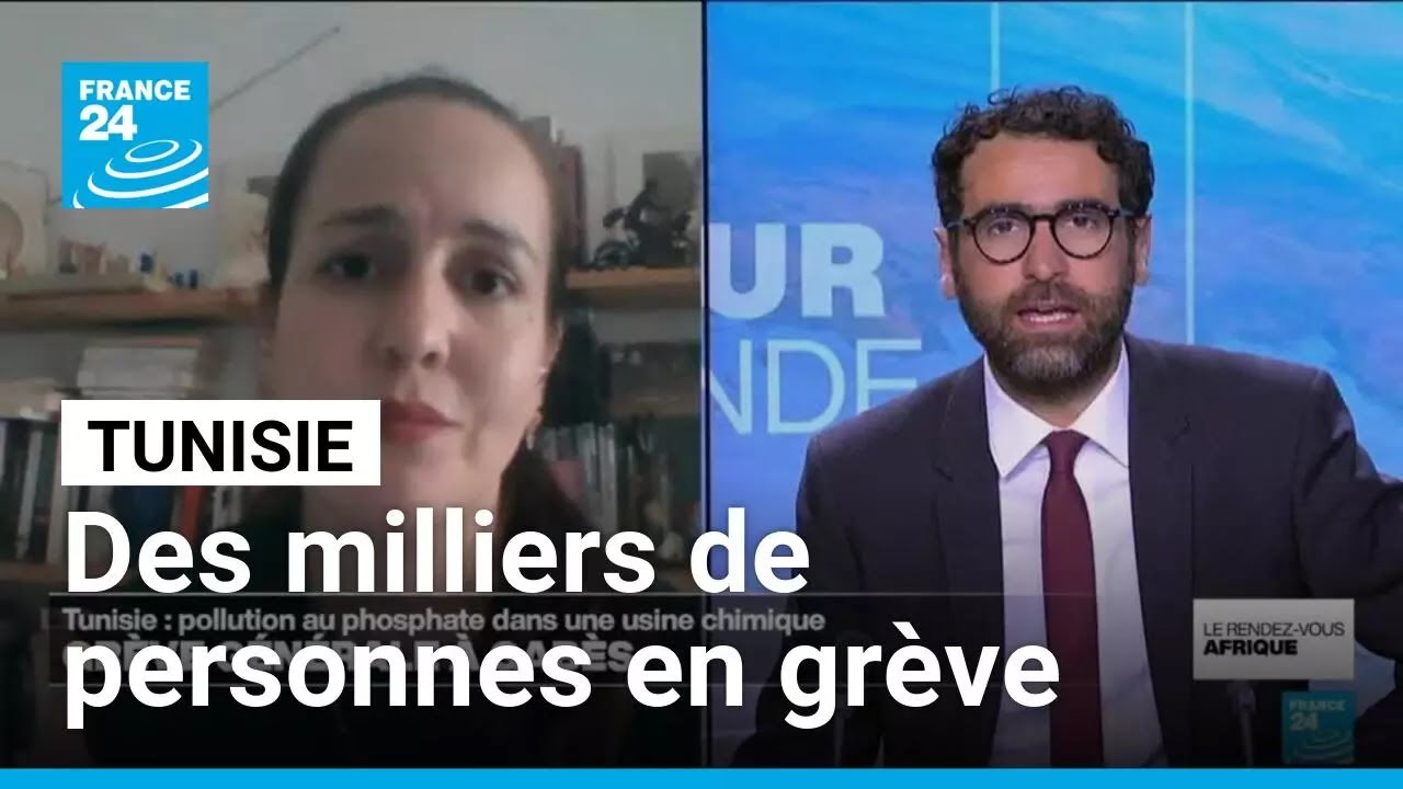 Tunisie : la ville de Gabès en grève générale contre une usine polluante • FRANCE 24