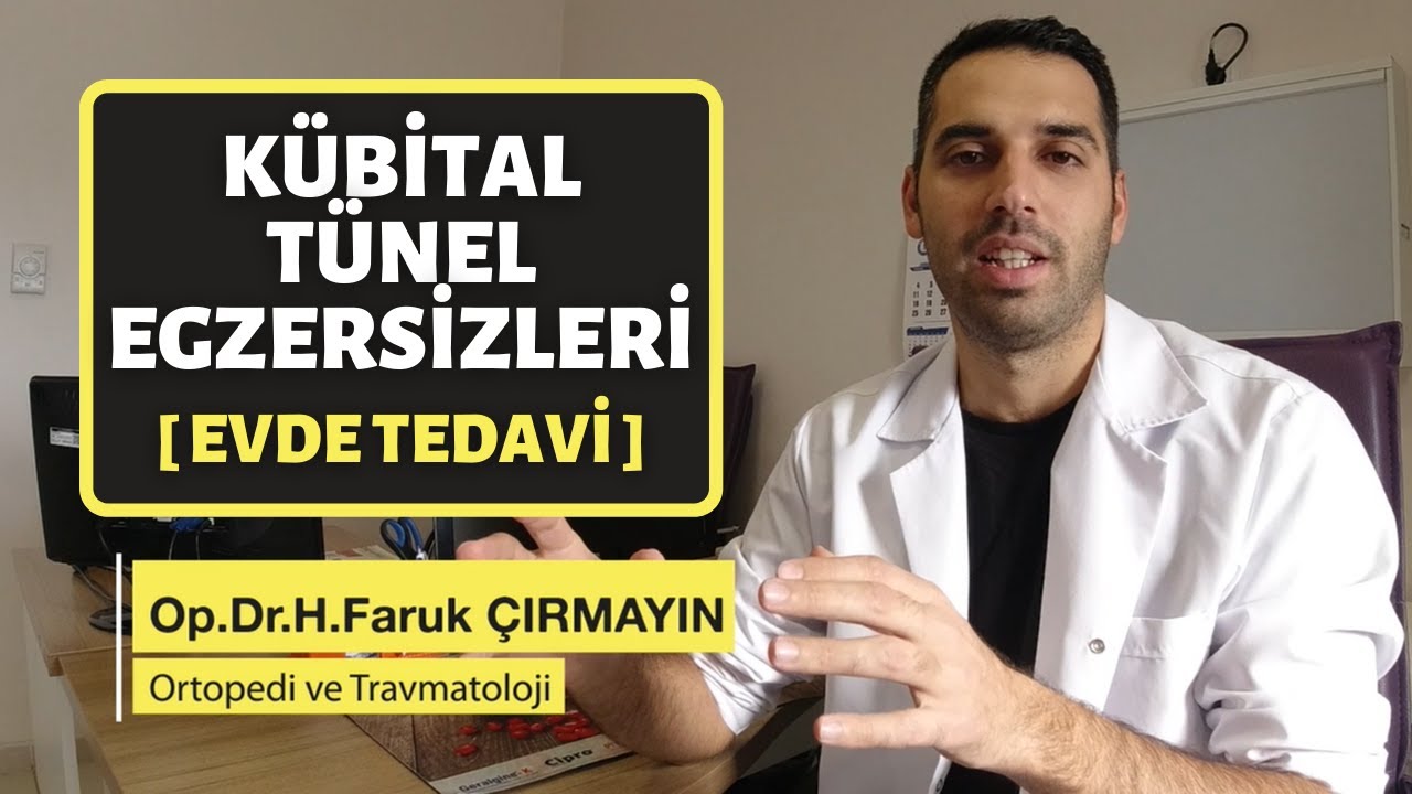 Kübital Tünel Egzersizleri | Elde Sinir Sıkışması Hareketleri [Evde Tedavi]