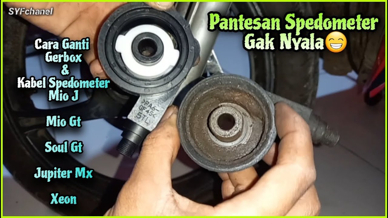 Cara Ganti Gear Box & Kabel Spedometer Mio J,Soul Gt,Mio,XEON Dan Motor Matic Lainya