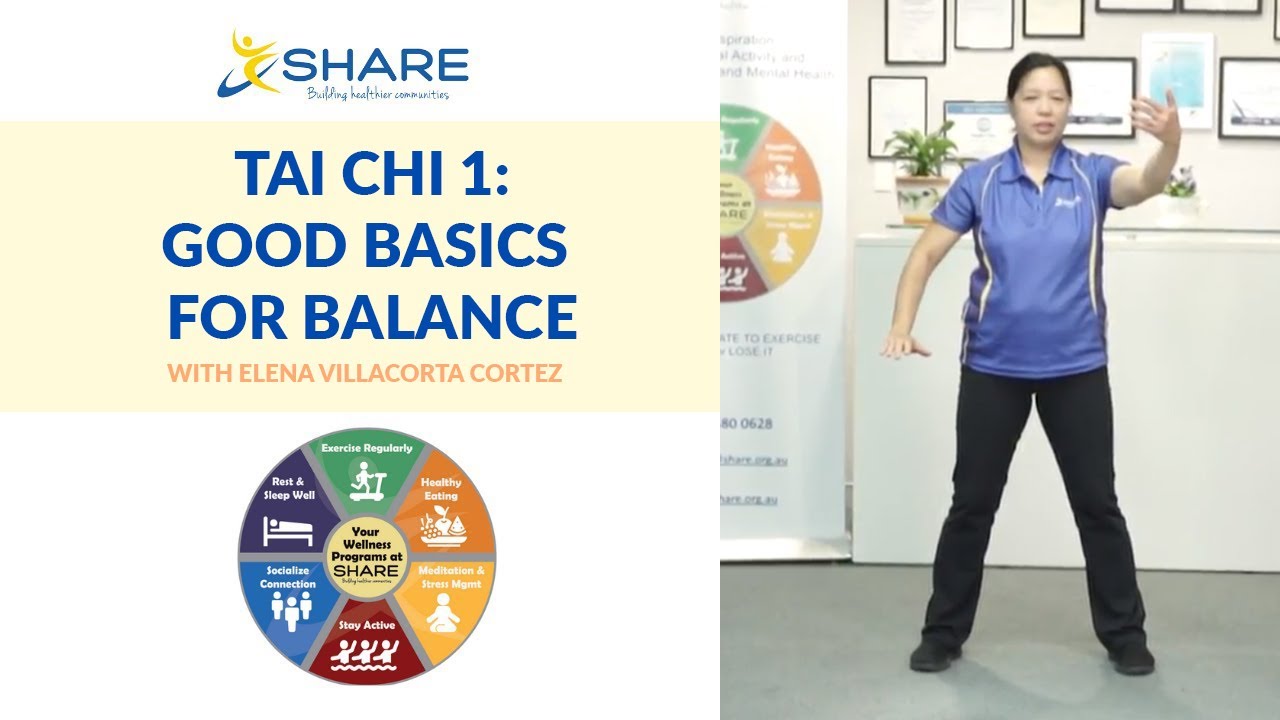 Tai chi 1 – Good Basics for Balance