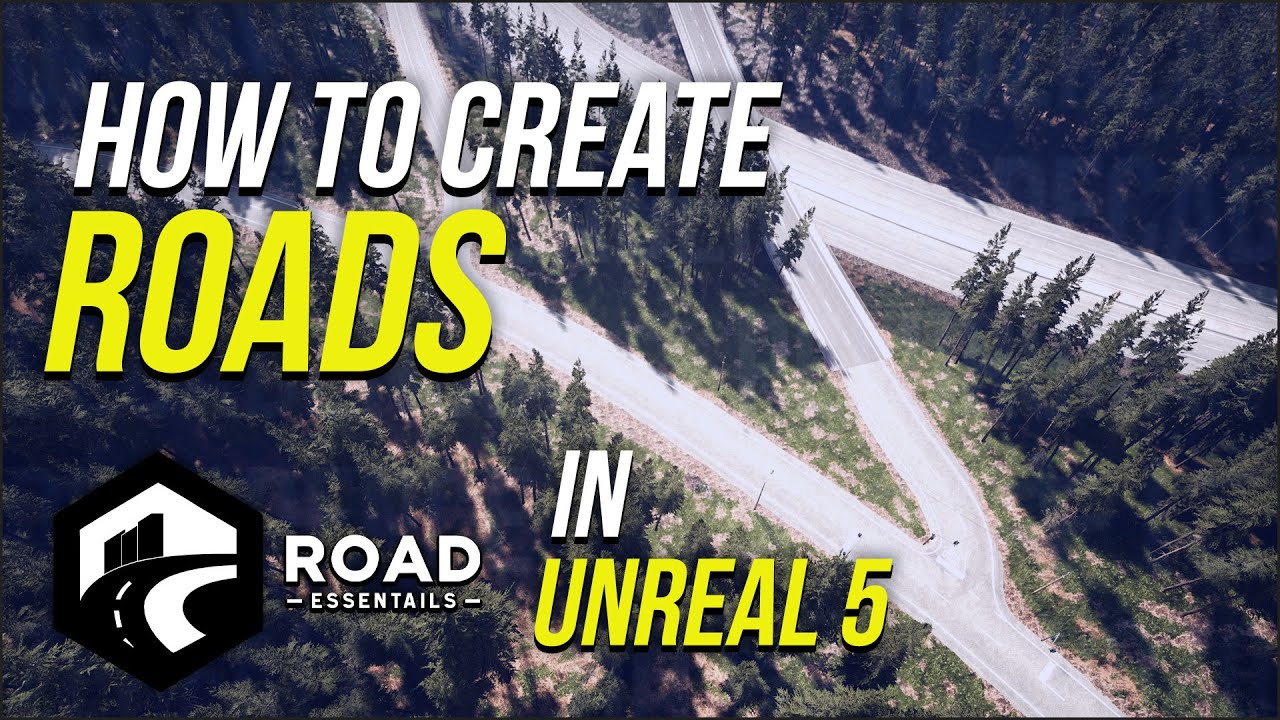 How to create Roads — Road Essentials - in Unreal Engine 5 #ue5
