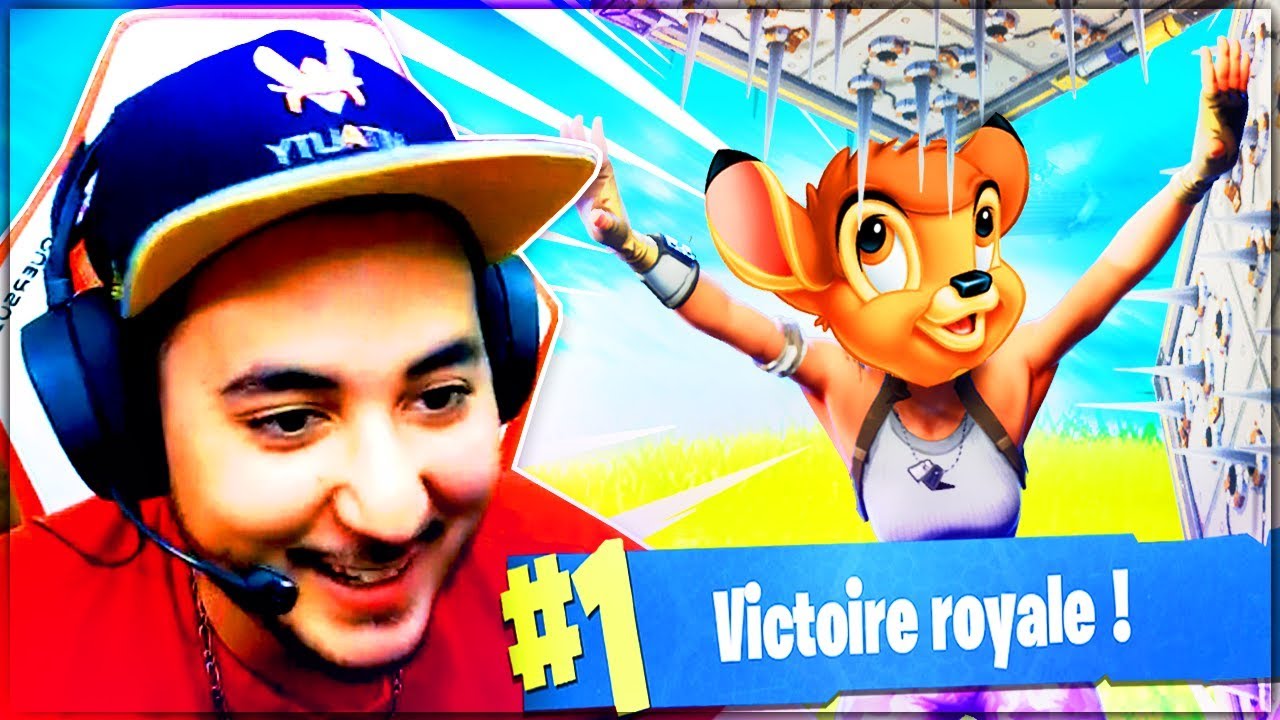 UN BAMBI PERDU EN SOLO VS SQUAD ! ► FORTNITE