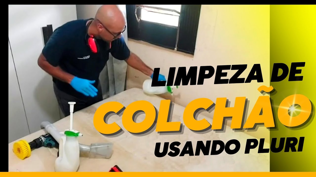 limpeza de colchão com pluri.