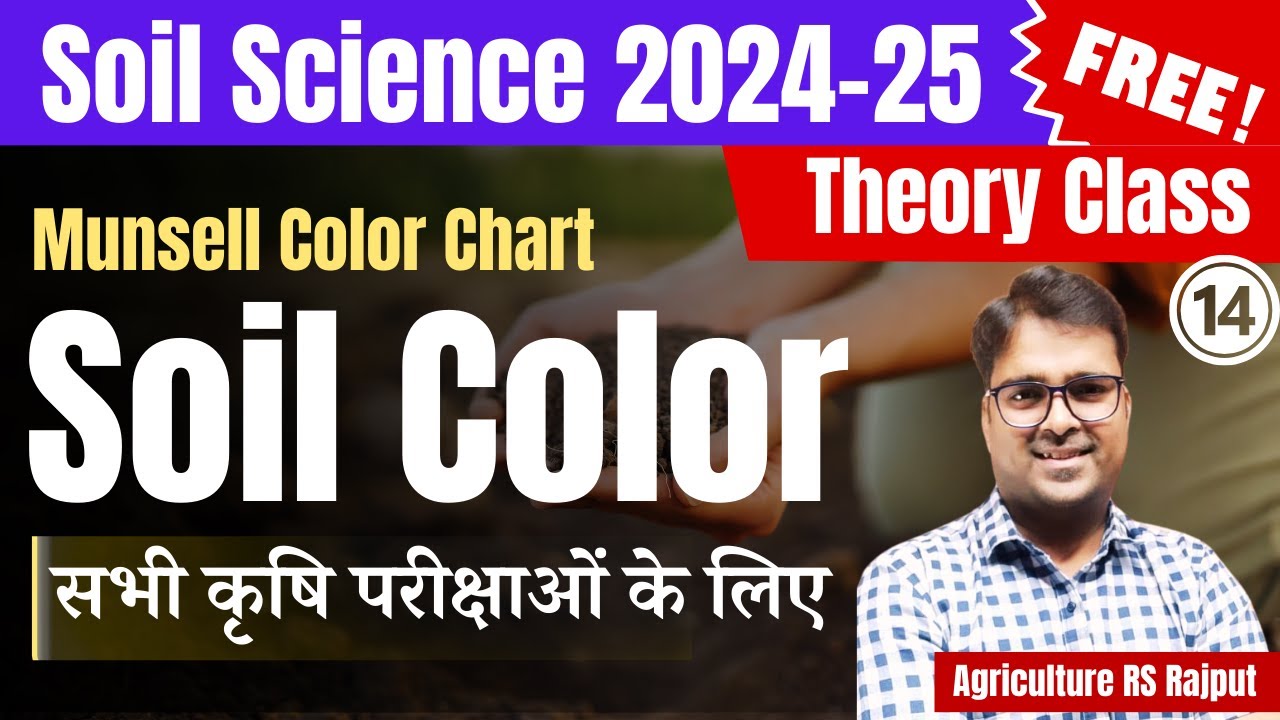 L-14: Soil Color | Munsell Color Chart | Soil Science 2024