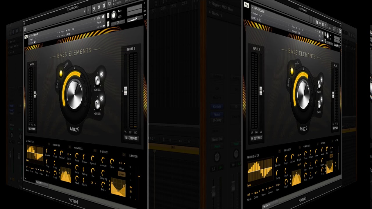 Muze Bass Elements // Analog and Digital Bass Synth // Kontakt