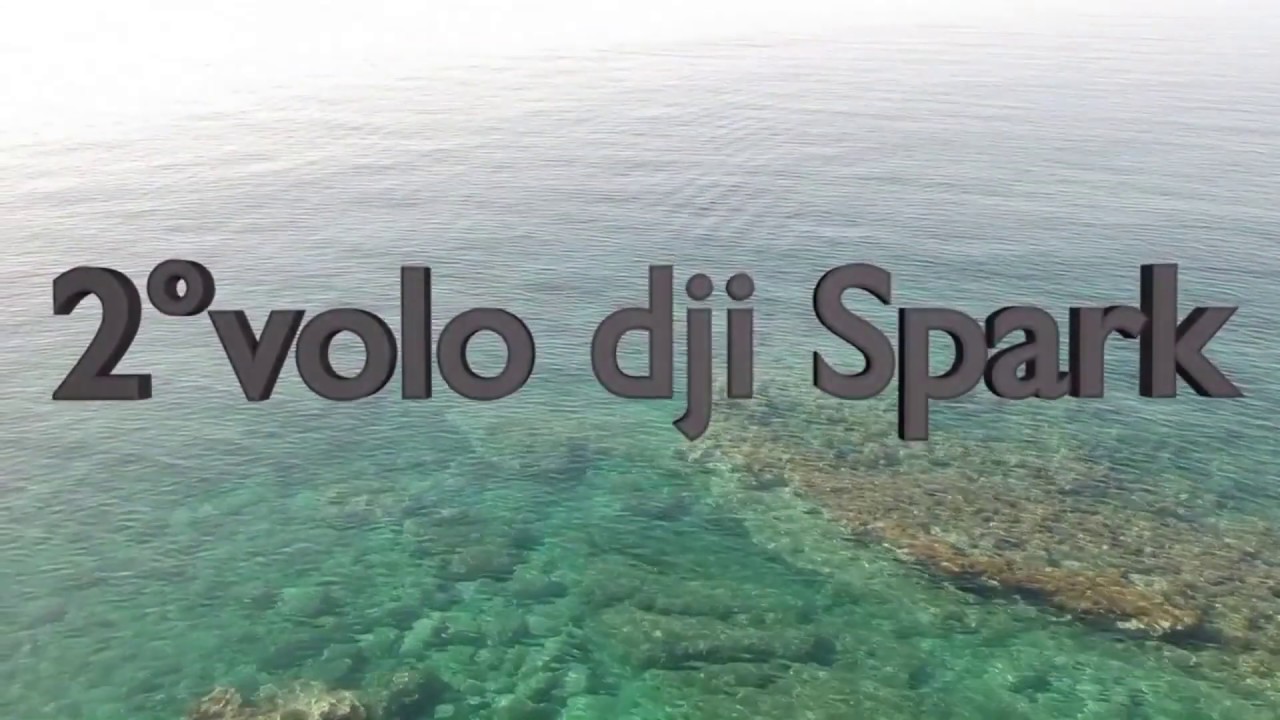 2°volo dji Spark  spiaggia di fontane Bianche
