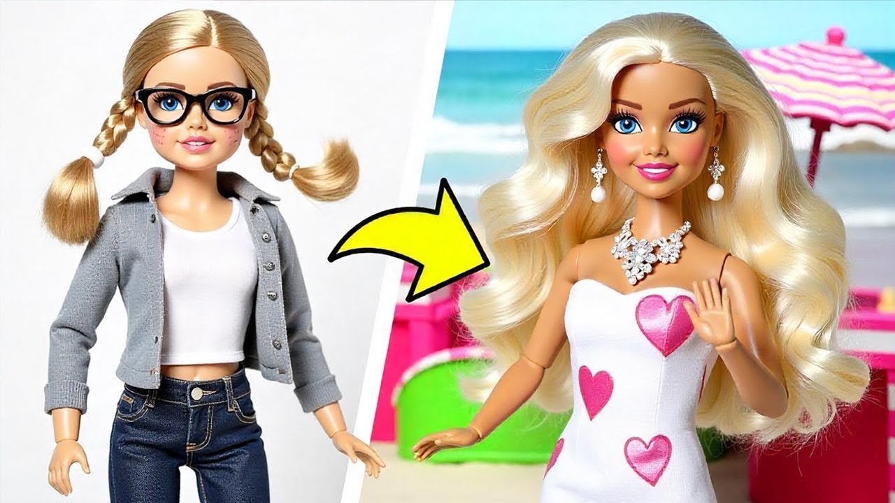 DIY Doll Makeover Hacks || Miniature Makeup And Accessories 💄✨