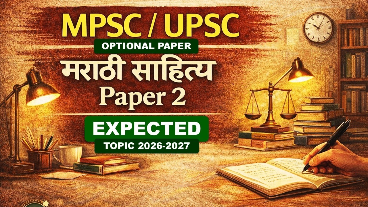 Expected TOPIC मराठी साहित्य  Paper 02 I MPSC Marathi Literature I Marathi Literature Revision